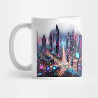 Neon Horizons Mug